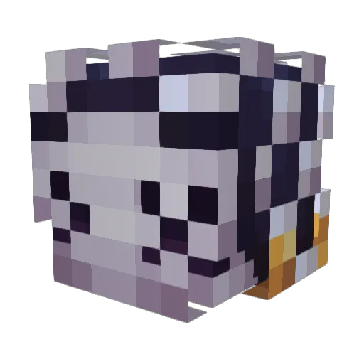 DrewBeeTheGamer Minecraft avatar head, 3D render