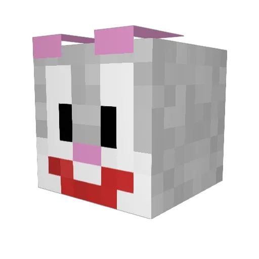 DrewGoDummy Minecraft avatar head, 3D render
