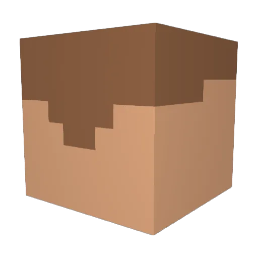 DrewHard15 Minecraft avatar head, 3D render
