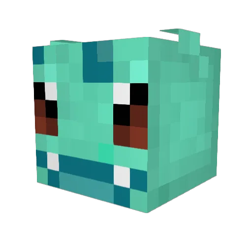 DrewRCH94 Minecraft avatar head, 3D render