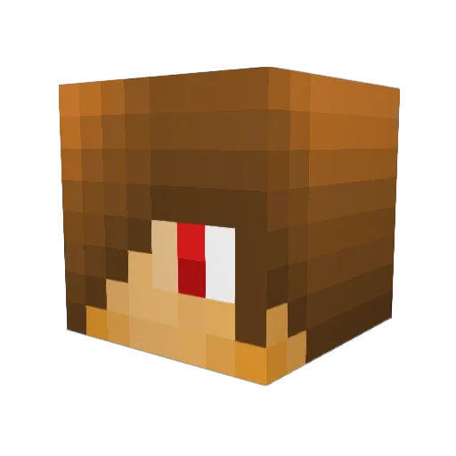 Drew_4543 Minecraft avatar head, 3D render