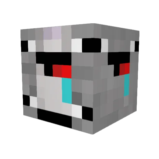 Drew_peacock24 Minecraft avatar head, 3D render