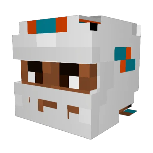 Drew_super_star Minecraft avatar head, 3D render