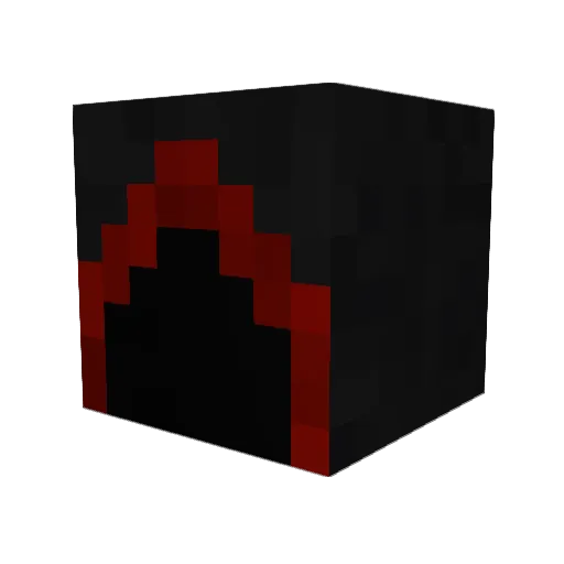 Drewalfa Minecraft avatar head, 3D render