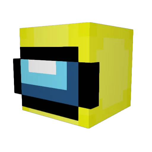 Drewberry100 Minecraft avatar head, 3D render
