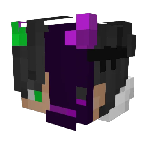 Drewplayz Minecraft avatar head, 3D render