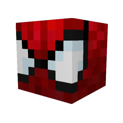Drews_Clues Minecraft avatar head, 3D render
