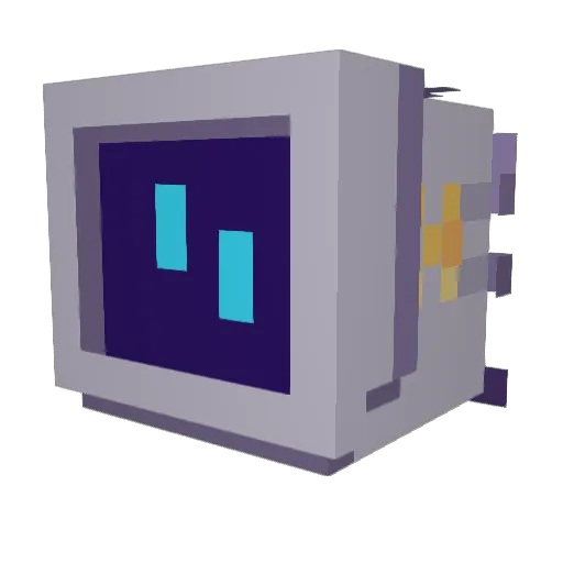 Drexflame Minecraft avatar head, 3D render