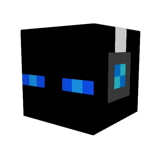 Drexxo Minecraft avatar head, 3D render