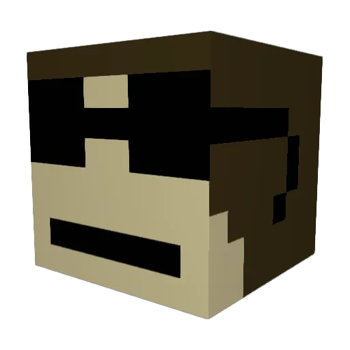 Dreyfoos2019 Minecraft avatar head, 3D render