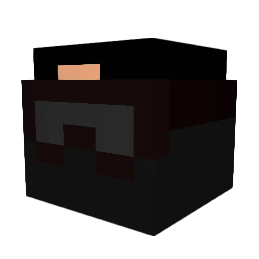 Dreysidel Minecraft avatar head, 3D render
