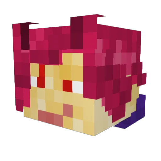 Dreyvok Minecraft avatar head, 3D render