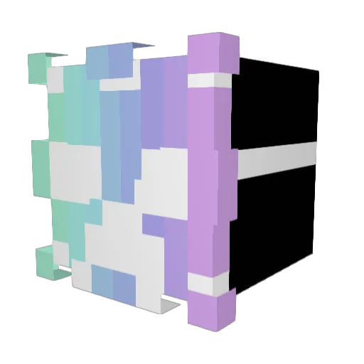 DrezziiD Minecraft avatar head, 3D render