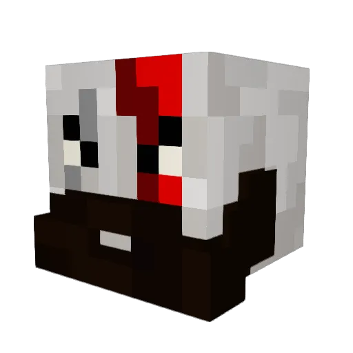Drezznov Minecraft avatar head, 3D render
