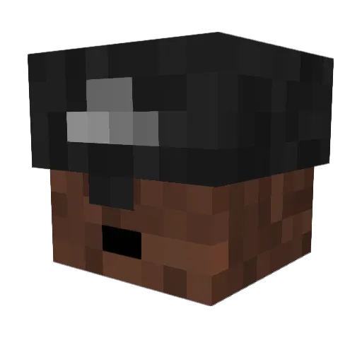 Dri77el Minecraft avatar head, 3D render