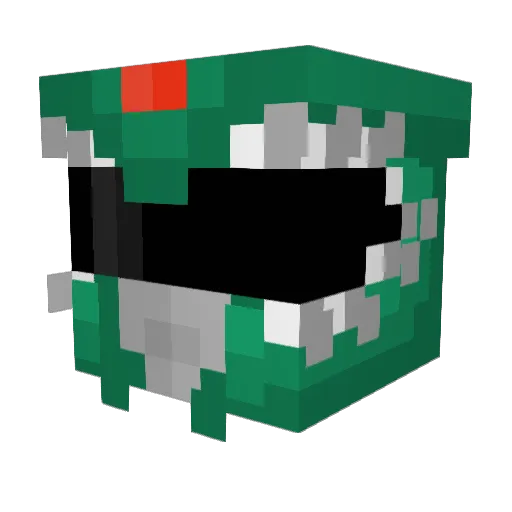 DriPPPlerr Minecraft avatar head, 3D render