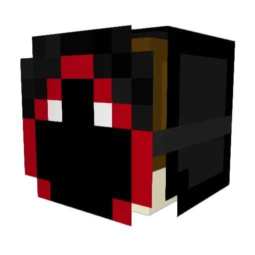 DrianNanami Minecraft avatar head, 3D render