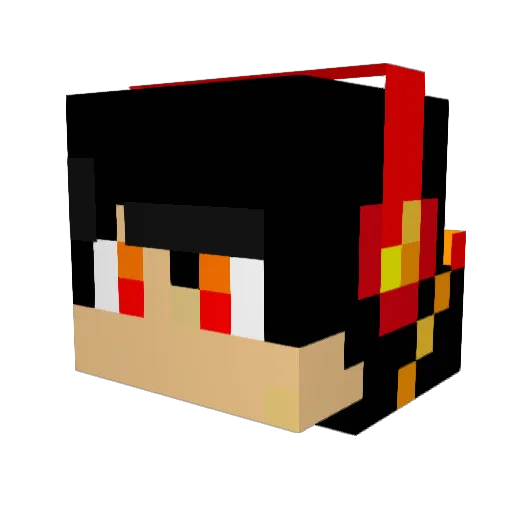 Dridri_44 Minecraft avatar head, 3D render