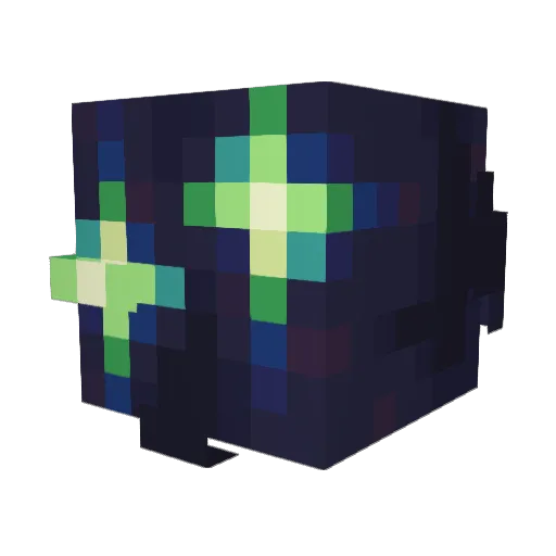 Dried_Kelp Minecraft avatar head, 3D render