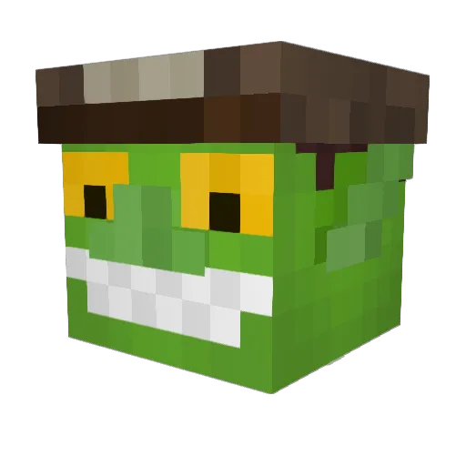 Dried_up_Inky Minecraft avatar head, 3D render