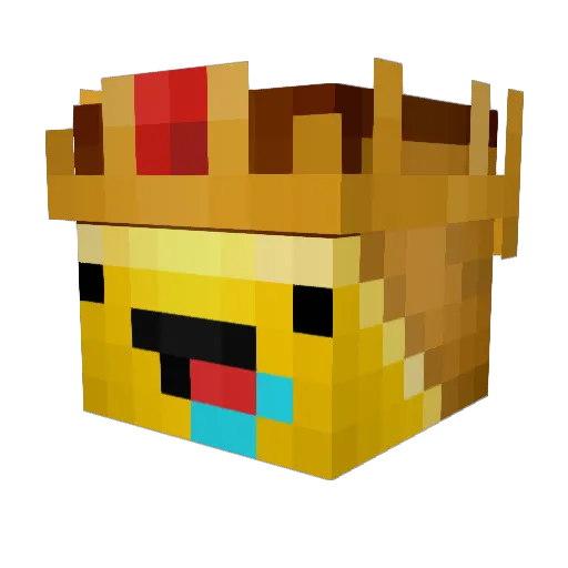 DriesNice123 Minecraft avatar head, 3D render