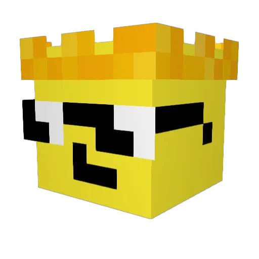 Drifft_ Minecraft avatar head, 3D render