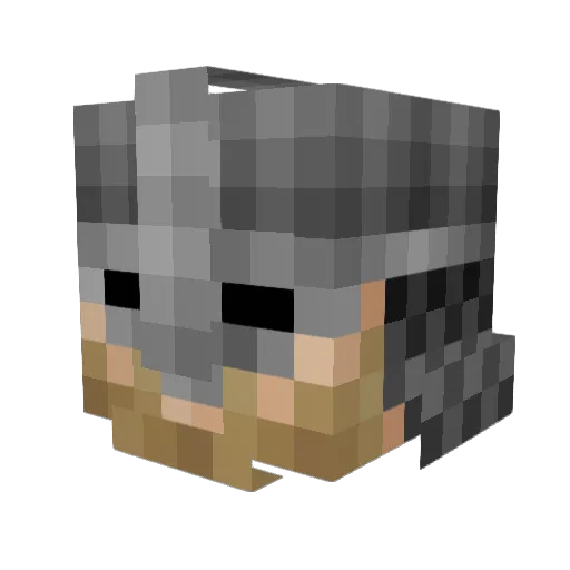 Drift1506 Minecraft avatar head, 3D render