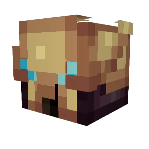 DriftAzirShurima Minecraft avatar head, 3D render