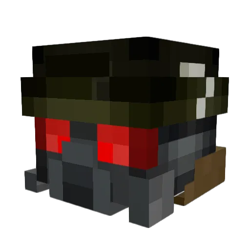 Drifter445 Minecraft avatar head, 3D render