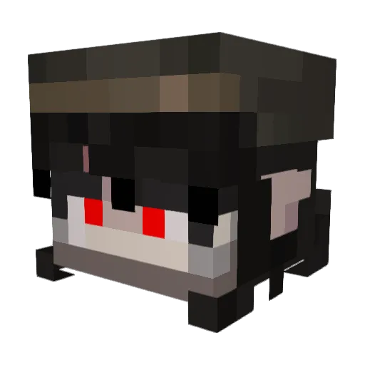 DrifterGoober Minecraft avatar head, 3D render