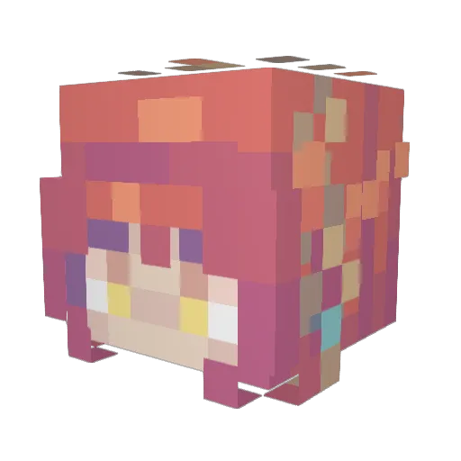 Driftless1900 Minecraft avatar head, 3D render