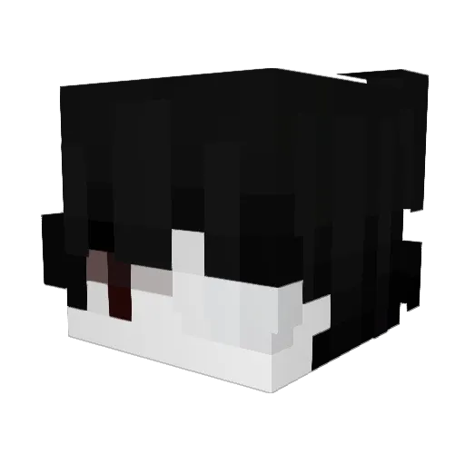 Driftuje Minecraft avatar head, 3D render