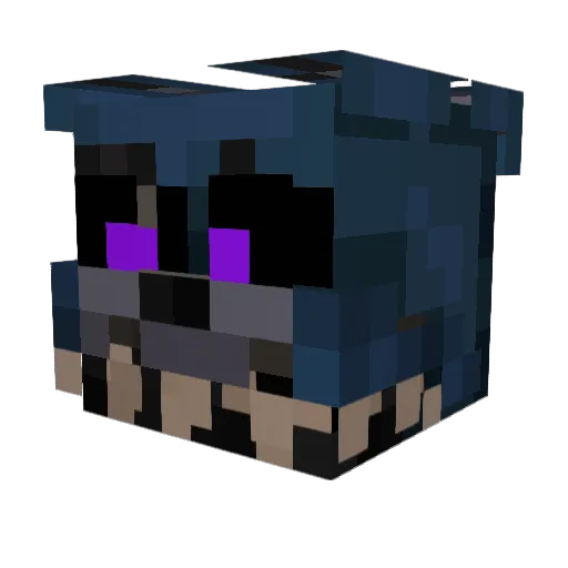 DriftyJones Minecraft avatar head, 3D render