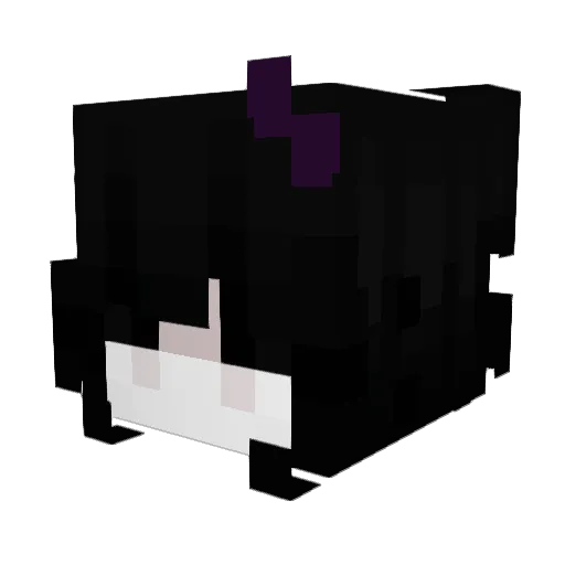 Driil Minecraft avatar head, 3D render