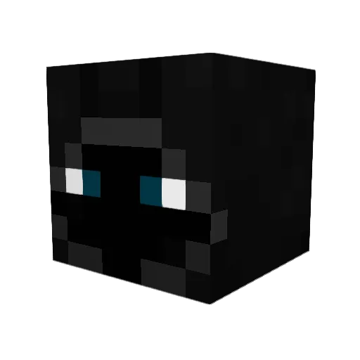 Driip Minecraft avatar head, 3D render