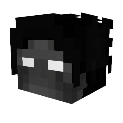 Drillago75 Minecraft avatar head, 3D render