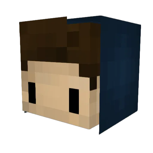 Driller_4 Minecraft avatar head, 3D render