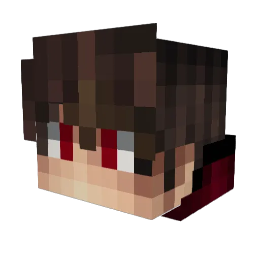 DrimonSoste Minecraft avatar head, 3D render