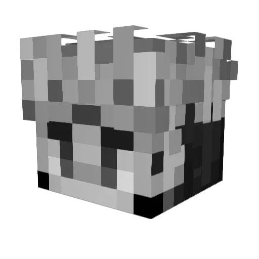 Drimzyy Minecraft avatar head, 3D render