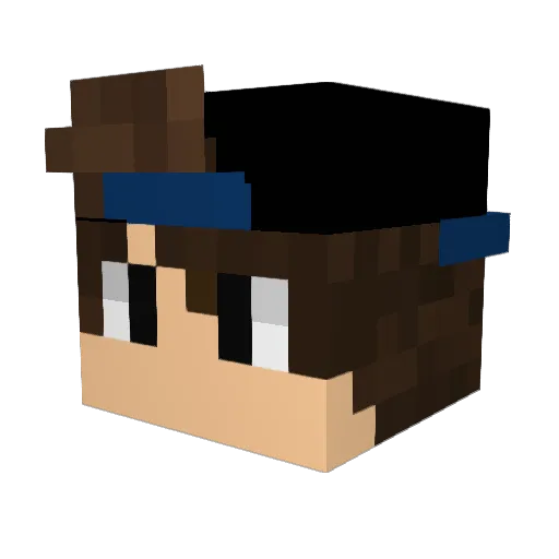 DrinkAPepsi Minecraft avatar head, 3D render