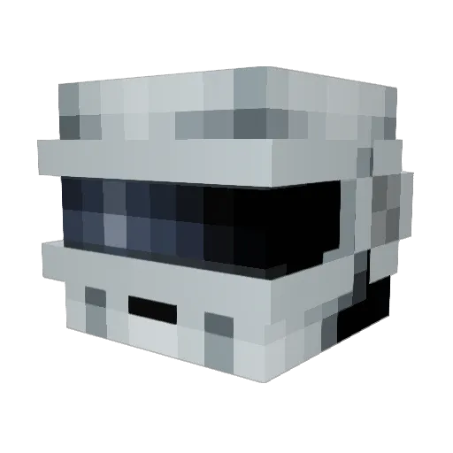 Drio12 Minecraft avatar head, 3D render