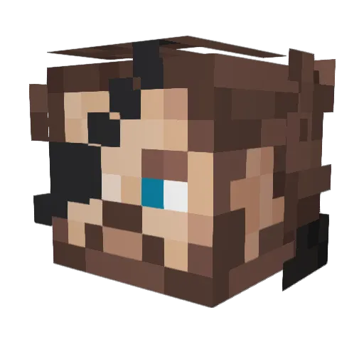 DripDaddy5175 Minecraft avatar head, 3D render