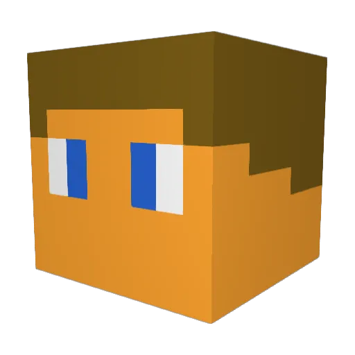 DripMyDawg Minecraft avatar head, 3D render