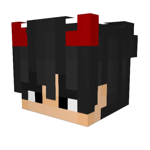 DripWieAloeVera Minecraft avatar head, 3D render