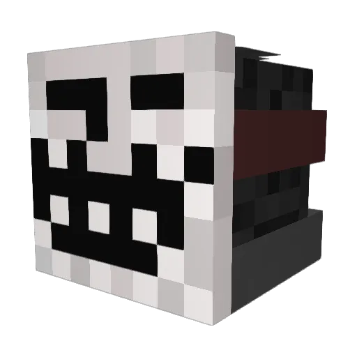 DripZillaOG Minecraft avatar head, 3D render