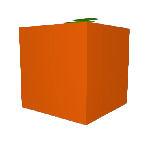 Drippedfella Minecraft avatar head, 3D render
