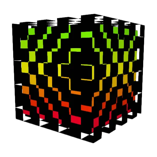 DrippingCL0CK Minecraft avatar head, 3D render