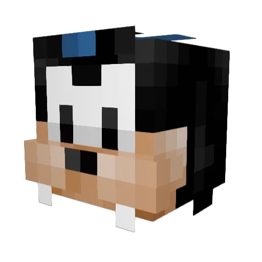 DripplyPlayz Minecraft avatar head, 3D render