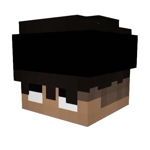 Dripsy_V1 Minecraft avatar head, 3D render