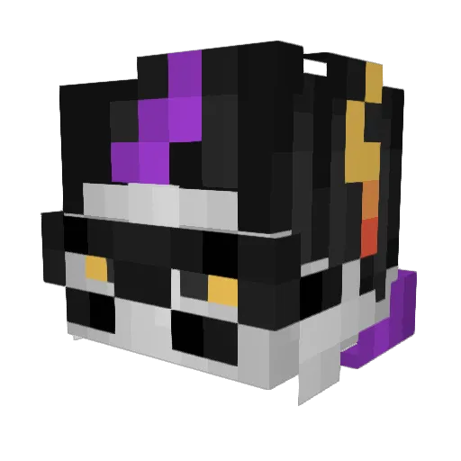 Driscord Minecraft avatar head, 3D render